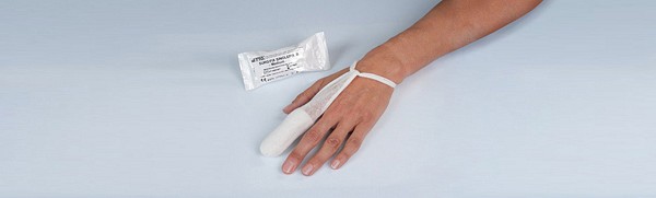 Bandasje finger Singlefix u/latex S hvit