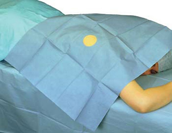 Oppdekning Steri-Drape hullduk selvkl 40x40cm
