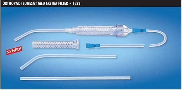 Sugesett ortopedi m/ekstra filter 3,0m MultiLumen