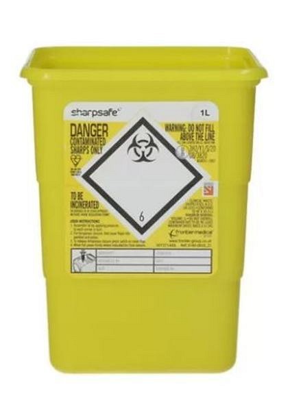 Kanylebøtte Sharpsafe 1,0l