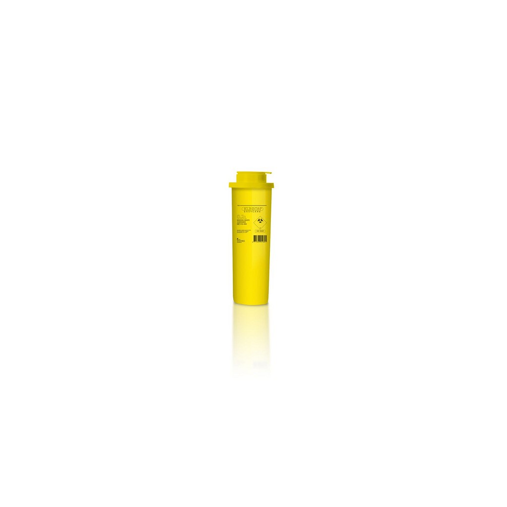 Klinion Easy Care kanylebeholder, gul, UN-godkjent, 0,2 l