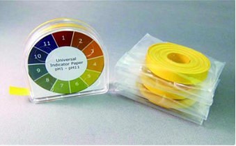 pH papir, LLG universal indikatorpapir 0-14 Ph, rull, 5 m, 5 m