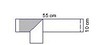 Op tejp Steri-Drape 10x55cm steril transparent