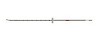 Uretärkateter Rüsch ch04 70cm. Tiemann, centralhål, PVC