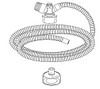 Slangset neopuff T-stycke+ mask50mm ergo