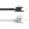 Stetoskop littmann classic 3 svart/ljusgrå bröststycke