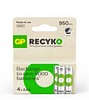 Batteri GP Recyko NiMH 100AAAHCE-2WB4 4-pack