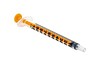 Spruta Sol-M 3-komp luer 1ml. Steril, centrerad gradering 0,01ml