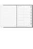 Almanacka Veckokalender Svart 2026 148x210mm Timindel 8-17