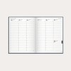 Veckojournal 2026 konstläder mörkblå 195x260mm