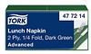 Tork Lunchservett 2-lag 33 x 33 cm Mörkgrön EU Ecolabel