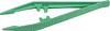 Pinsett engangs grønn, 13 cm, steril