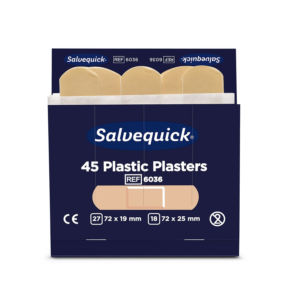 Refill plåster Salvequick plast till automat Cederroth