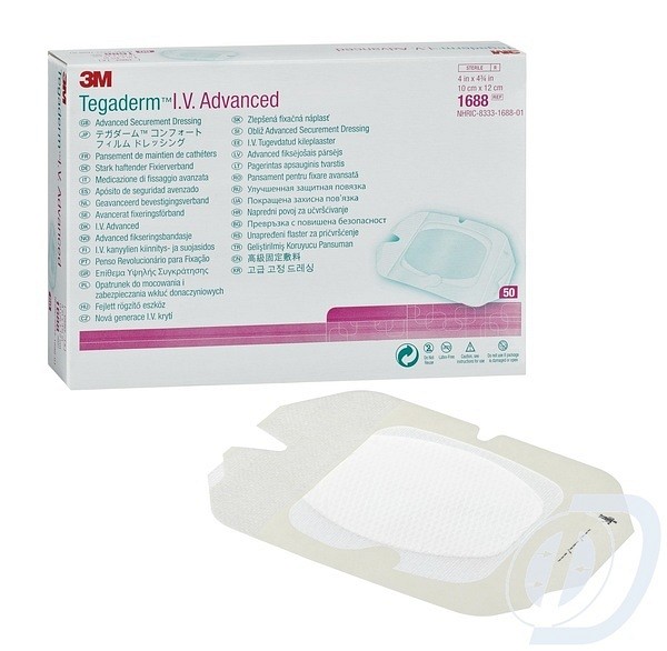 Tegaderm I.V Advanced CVK 10x12 cm utan slits steril