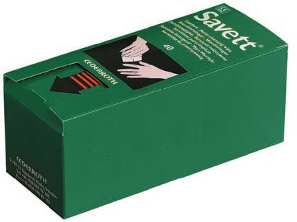 Refill sårtvätt Savett 40 servetter 11x12cm