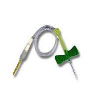 Venprovtagningsset BD Safety-Lok 0,8 x 19 mm, grön 21G, 305 mm slang, luer