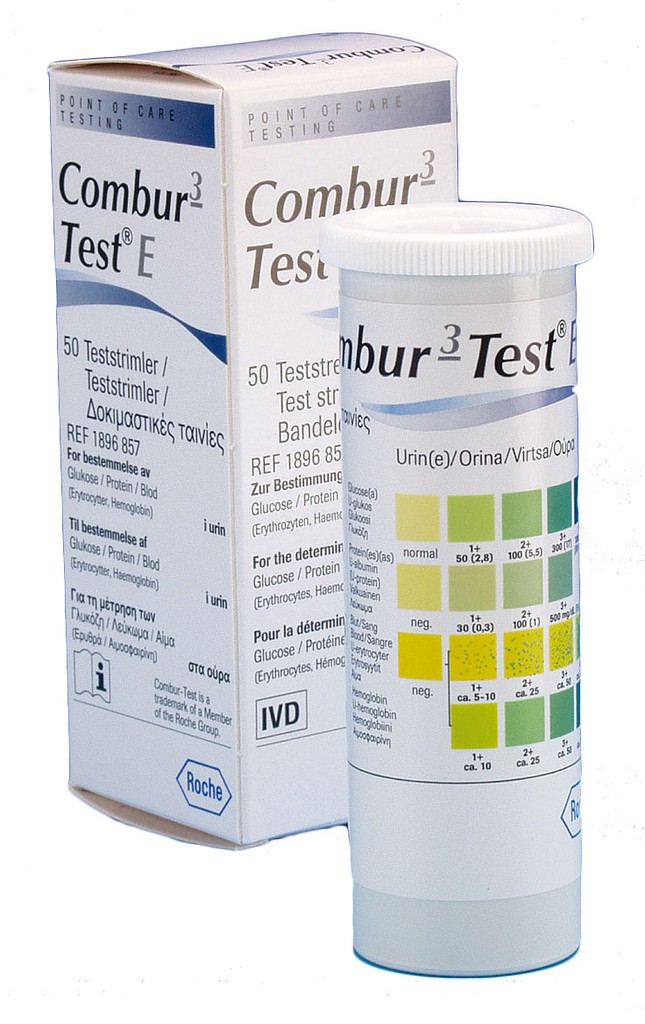 Urinsticka Combur 3 glukos protein blod