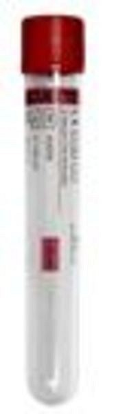 Vakuumrör Vacuette Koag. aktivator, 5/4ml, röd, transparent etikett