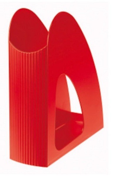 Tidskriftsamlare Office Depot A4 röd plast 75x240x255mm