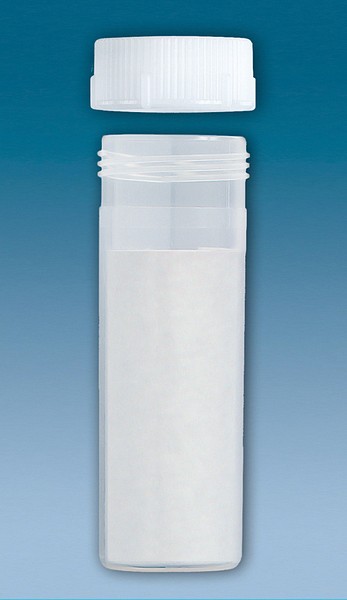 Transporthylsa för prov 114x44mm med skruvlock och absorbansmaterial 10st/fp