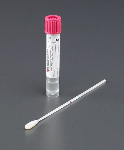 Copan e-swab regular rosa provtagningsset flockad pinne 50st/fp