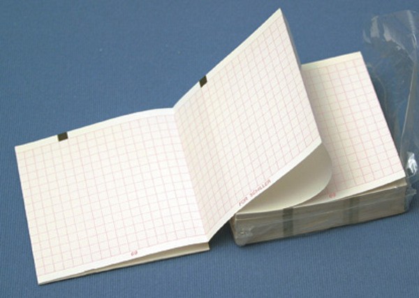 Reg papper ekg schiller at 1 90x90mm/400 blad