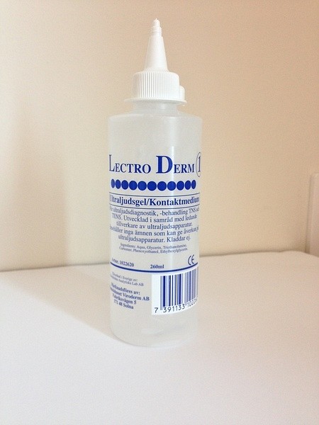 Ultraljudsgel ofärgad 260ml l-d 1 lectroderm