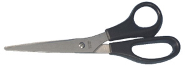 Universalsax Niceday 21cm rostfri plasthandtag svart