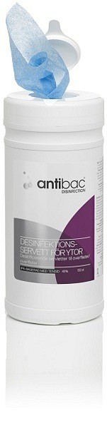 Ytdesinfektion Antibac yt-plus 6 rör á 150st servetter