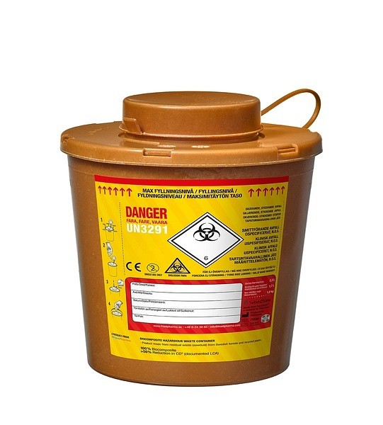 Kanylburk Woodsafe 2L med UN-etikett Biokomposit 100%