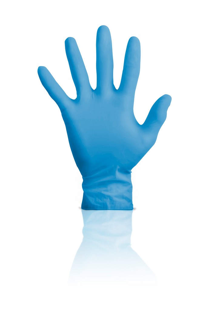 Handske undersök Klinion Ultra Comfort S nitril ftalatfri blå