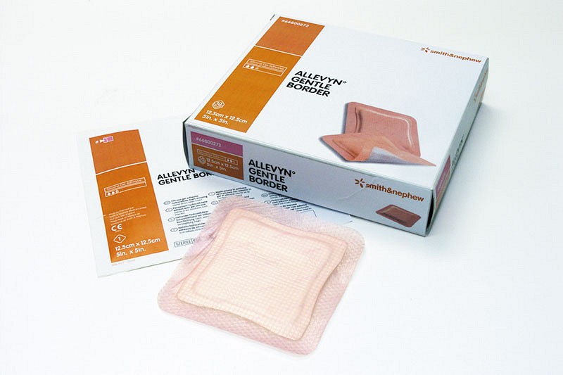Skumförband silikon Allevyn Gentle 17,5x17,5cm vidhäftande steril