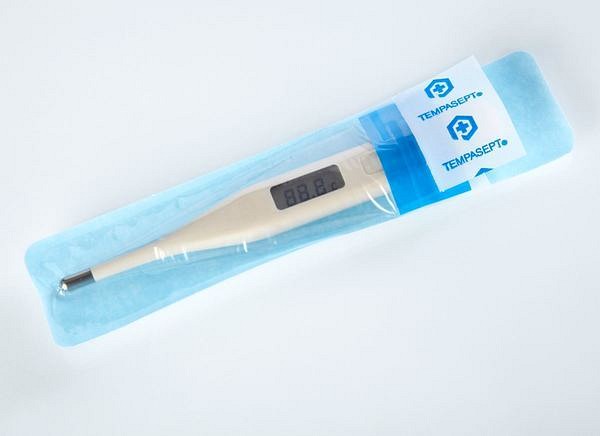 Termometerskydd Minitube Tempasept med gel rektalt