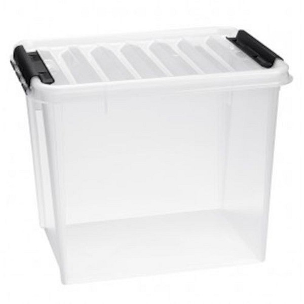 Förvaringsbox med lock natur 52l för livsmedel