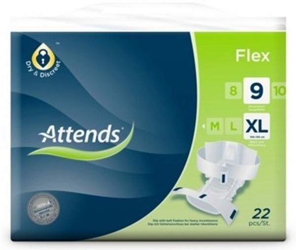 Inko skydd Attends Flex 9 XL. Höft 100 - 155 cm, ABS ISO 3164 ml
