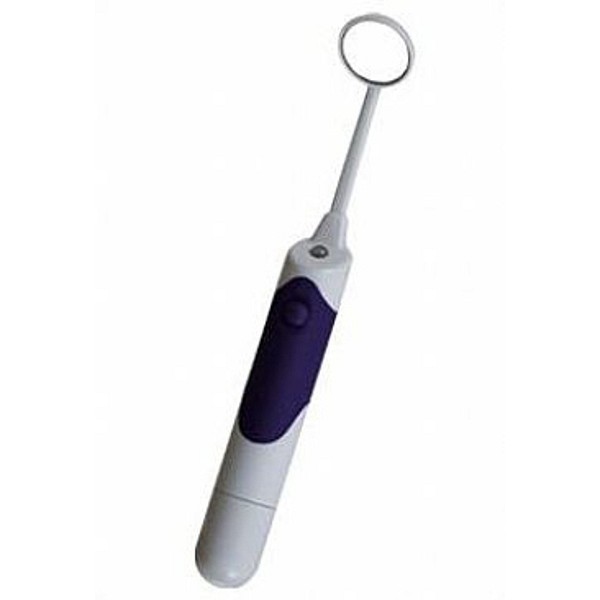 Spegel till munspegel 20mm med lampa