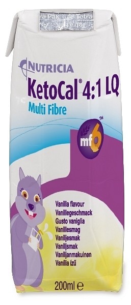 Ketocal 4:1 Lq Vanilj Multifibre 32x200ml Vnr 900309
