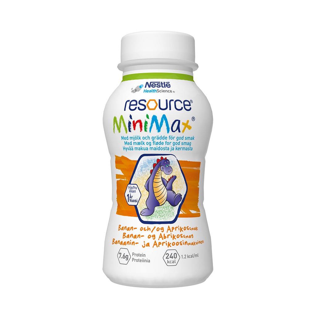 Resource Minimax Banan/Aprikos 2x200ml Vnr 900403
