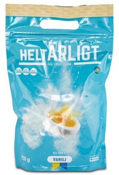 Heltärligt Äggpulver Vanilj 8x750gram