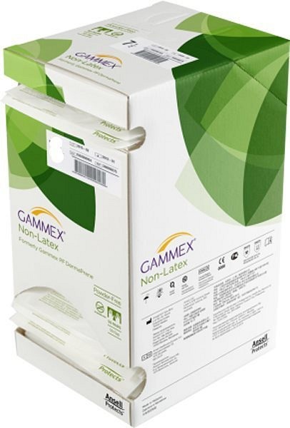 Handske op Gammex neopren 6,0 steril latexfri puderfri grön