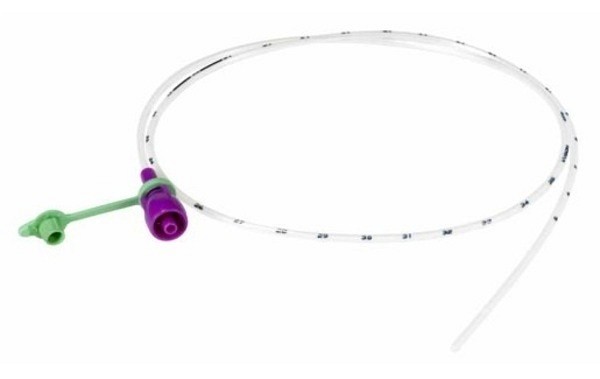 Nutrisafe 2 sond 6fr 125cm steril PUR RTG-tråd u ledare 25 stycken