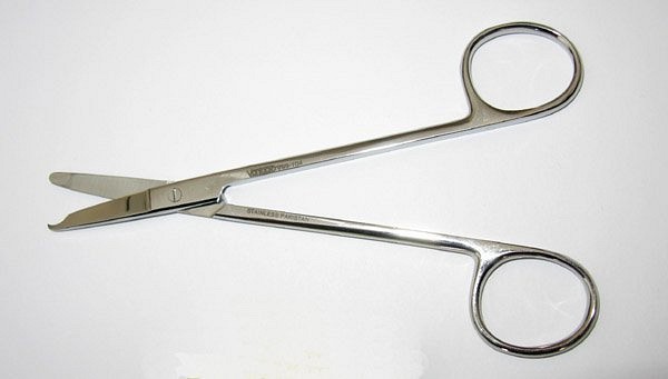 Sax sutur rak 13cm avd-kval