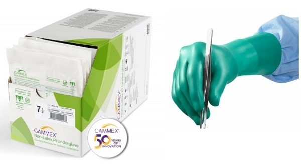 Handske op Gammex PF non-latex 6,0 steril latexfri puderfri grön