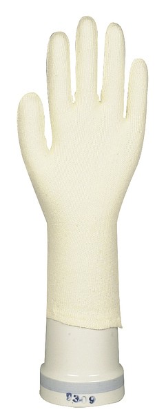 Handske bomull Abena stl 10 naturfärgad 30cm