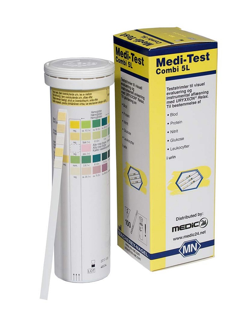 Urinsticka Medi-test combi 5L för urinavläsare uryxxon relax