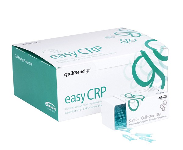 Quikread go easy CRP 50 tester med sample collector 10ul