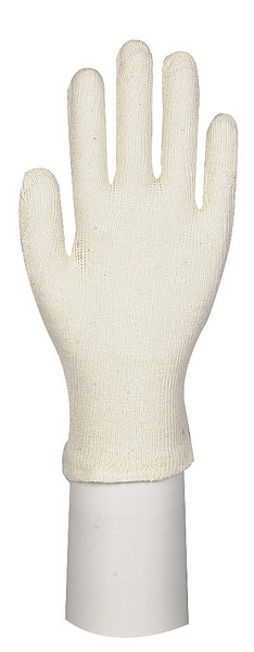 Handske bomull Abena stl 8 naturfärgad 30cm