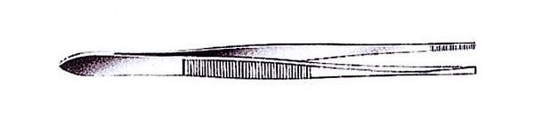 Pincett Stille tvär spets 11cm avd-kval