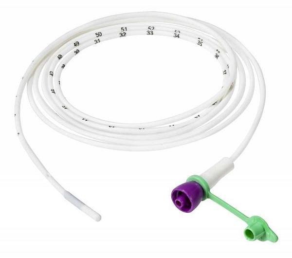 Nutrisafe 2 sond 6fr 125cm steril silikon röntgentät 10 stycken