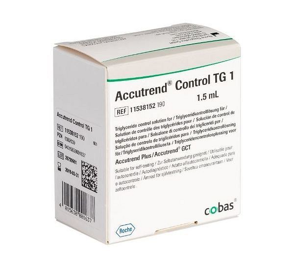 Kontroll tg1 accutrend 1,5ml accutrend plus